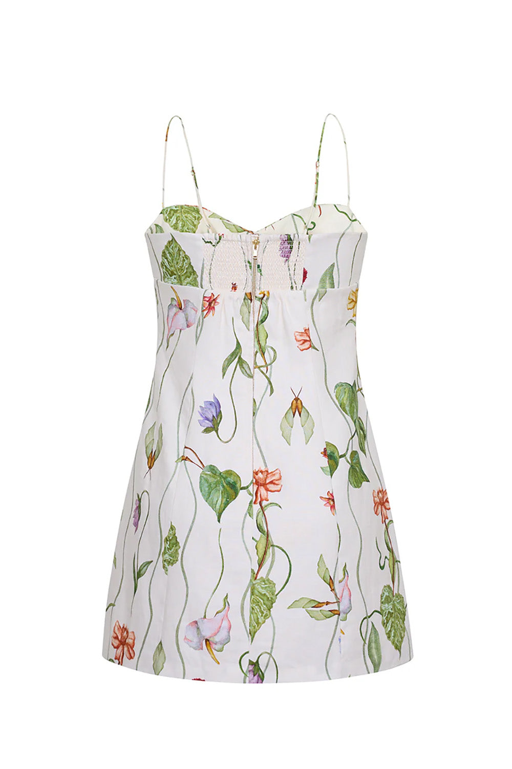 Cherry Mini Dress in Flora Trail Ivory