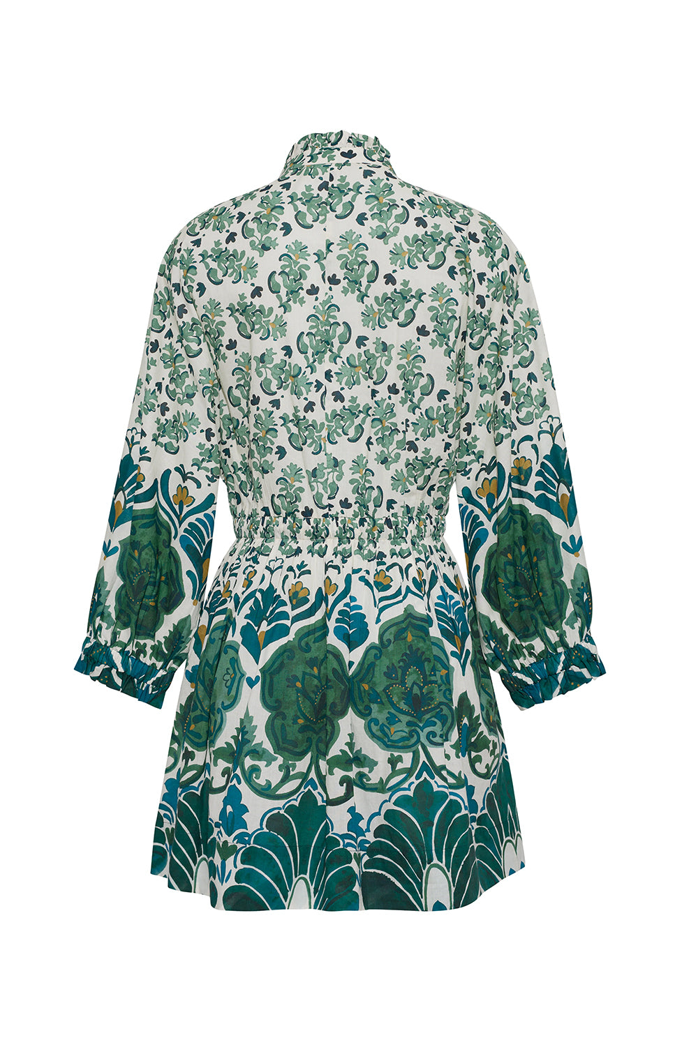 Beatrice Mini Dress in Samara Green