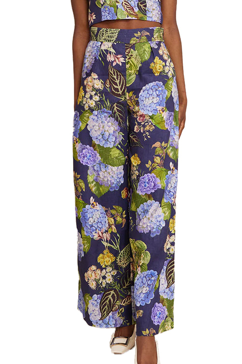 Josephine Pant in Avery Floral Evening Blue
