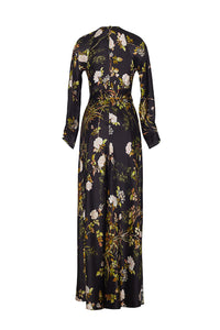 Montgomery Dress in Alpine Gardens Black