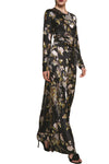 Montgomery Dress in Alpine Gardens Black