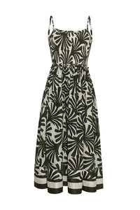 Carmen Dress in Catalina Olive
