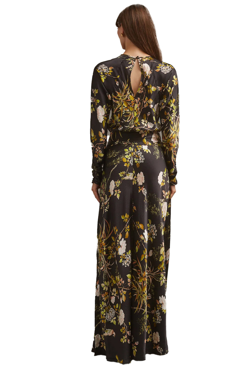 Montgomery Dress in Alpine Gardens Black