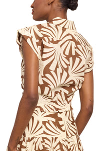 Octavia Top in Catalina Khaki