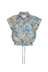 Octavia Top in Farfella Ginger Root