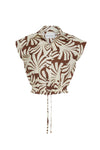 Octavia Top in Catalina Khaki