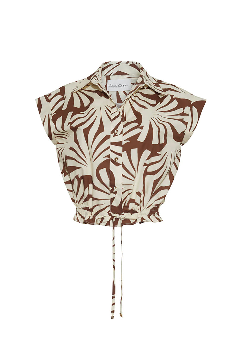 Octavia Top in Catalina Khaki