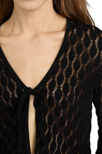 The Getaway Cardigan in Black