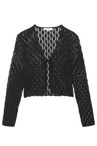 The Getaway Cardigan in Black