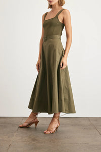 Carmen Dress in Fern
