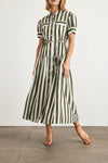 Carrington Dress in Fern Ivory