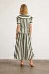 Carrington Dress in Fern Ivory