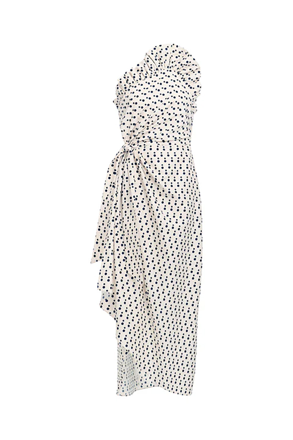 Charlotte Polka Dot Dress in Ivory Noir