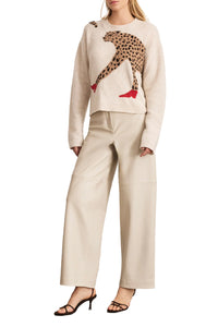 Cindy Sweater in Bone Multi