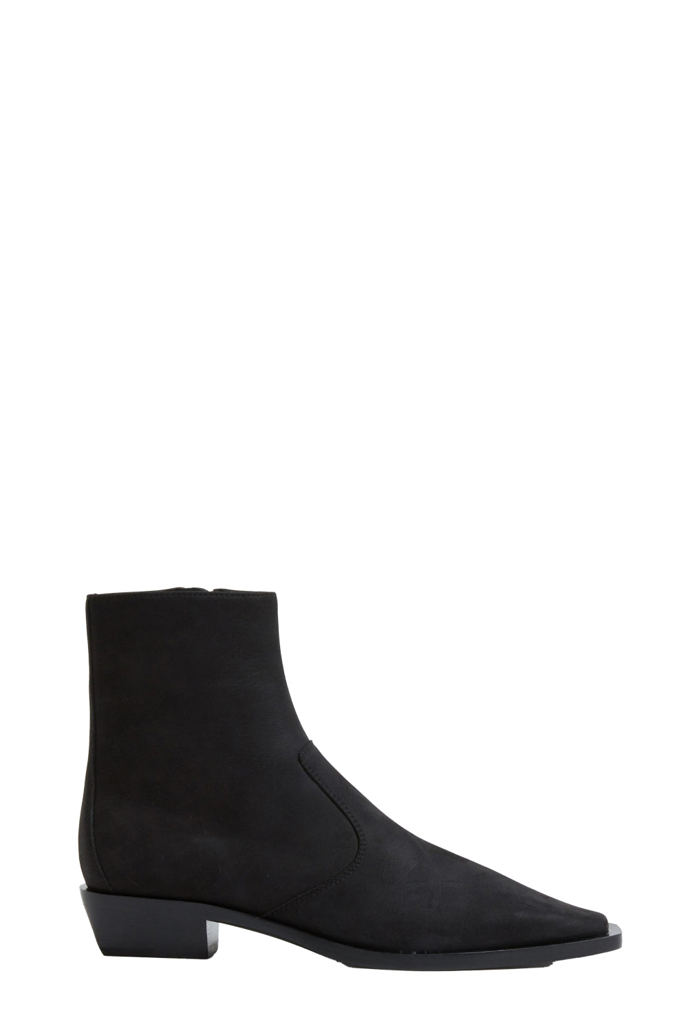 Crissy Leather Ankle Boot in Black
