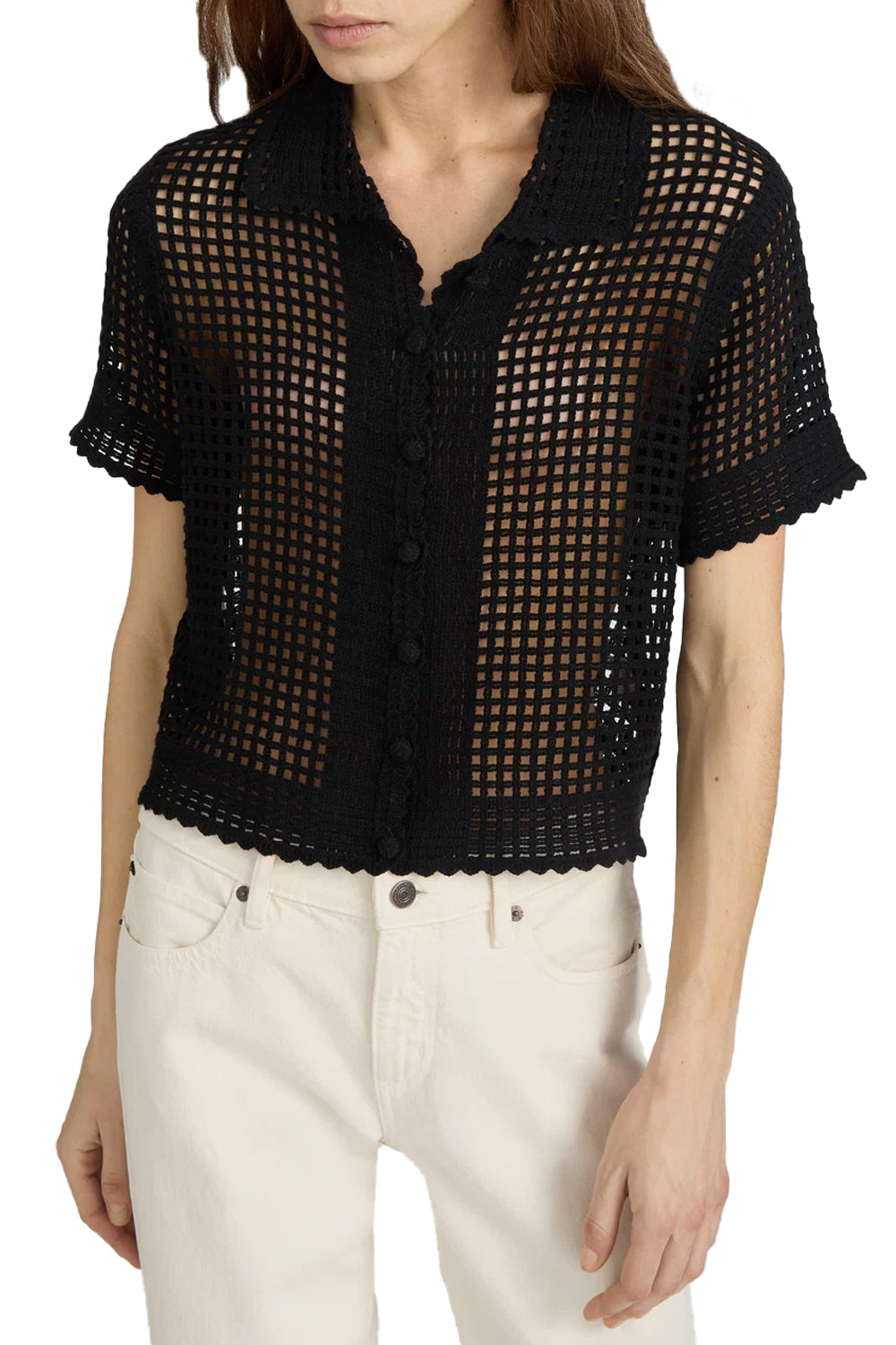 The Crochet Top in Black