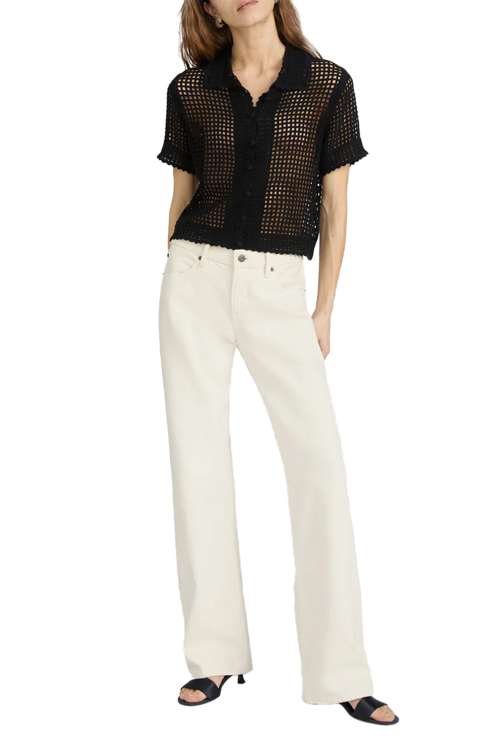 The Crochet Top in Black