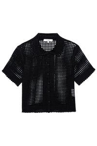 The Crochet Top in Black