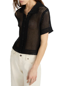 The Crochet Top in Black
