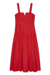 The Day Break Dress in Hot Red