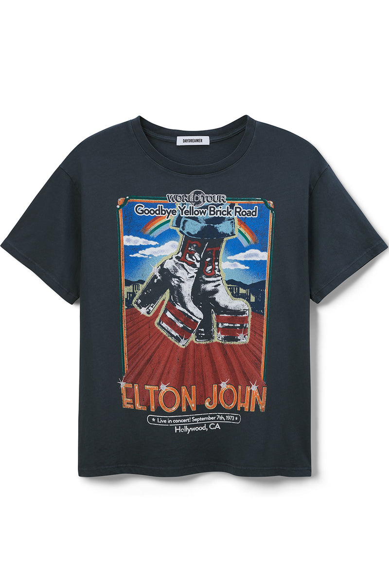 Elton John Hollywood Boots Boyfriend Tee