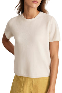 Dailey Cashmere Top in Cream