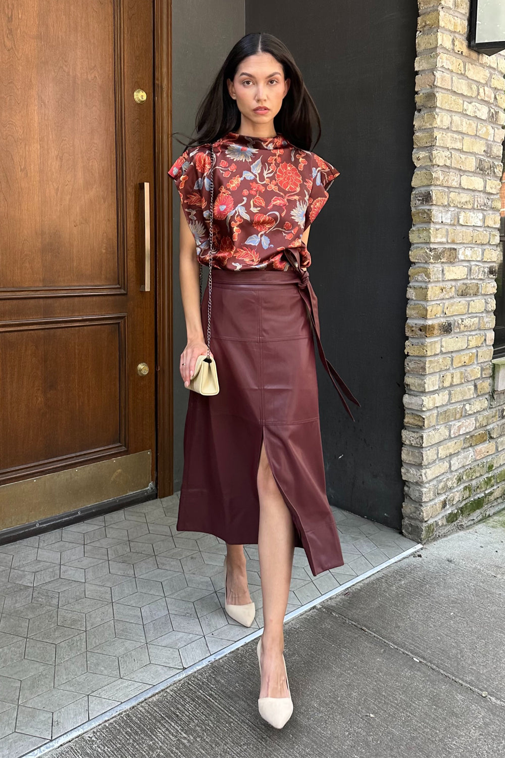 Hudley Skirt in Mahogany