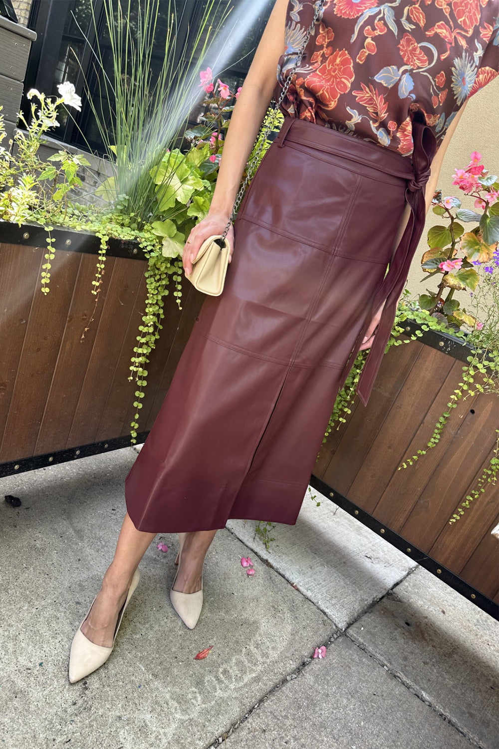 Hudley Skirt in Mahogany