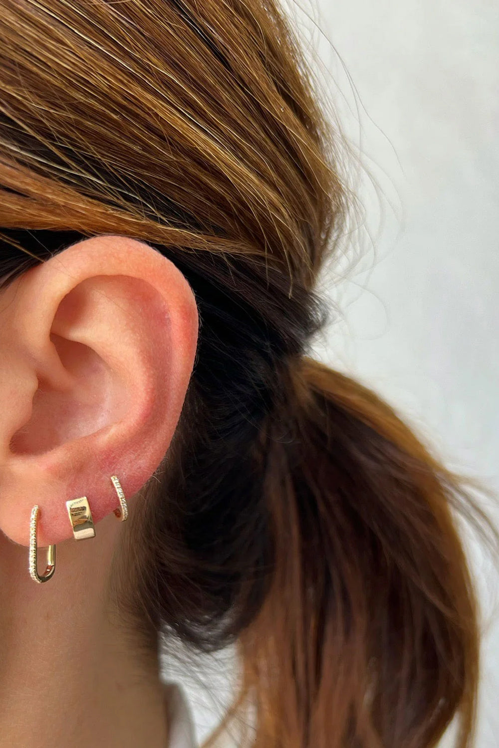 Gold Jumbo Huggie Earrings in 14k Gold