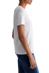 Jagger Crew Tee in True White