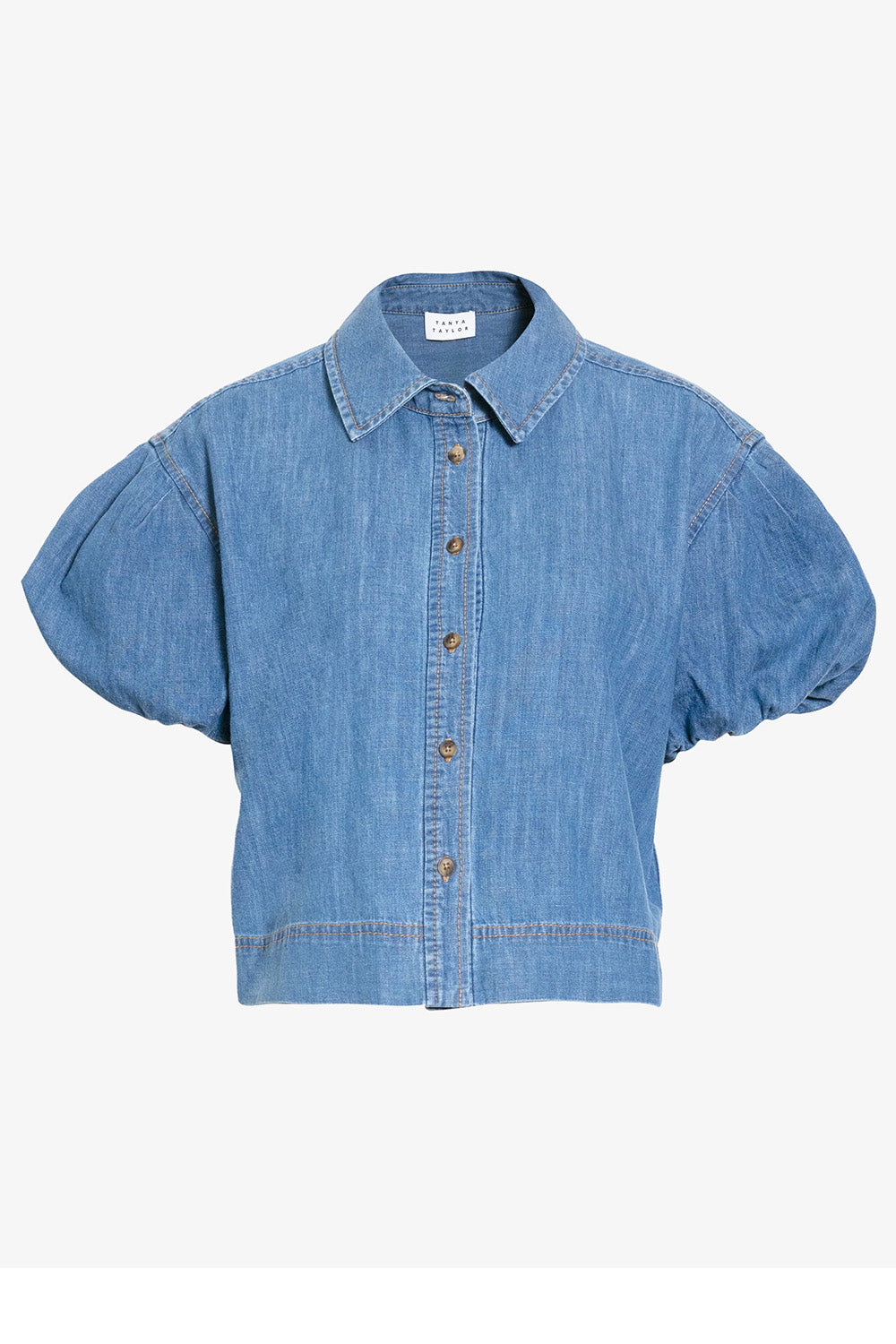 Elza Top in Medium Indigo Blue