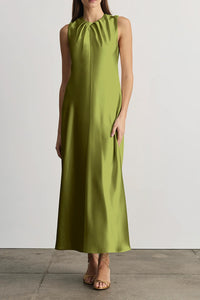 Emily Dress in Asparagus