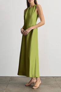 Emily Dress in Asparagus
