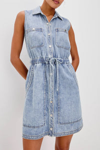 Erica Dress in Faded Indigo
