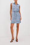 Erica Dress in Faded Indigo