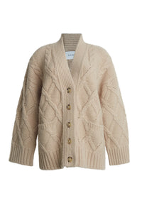 Kayln Cardi in Pale Camel