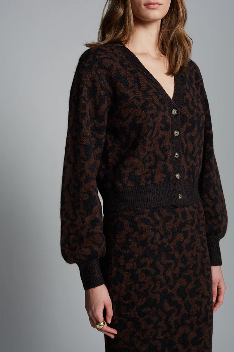 Rumi Cardi in Black Espresso