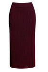 Pia Tube Skirt in Merlot