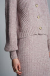 Pia Tube Skirt in Pink Melange