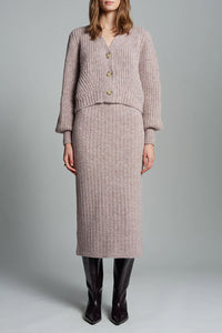 Camila Sweater in Pink Melange
