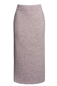 Pia Tube Skirt in Pink Melange