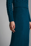Pia Tube Skirt in Regal Green