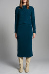 Pia Tube Skirt in Regal Green