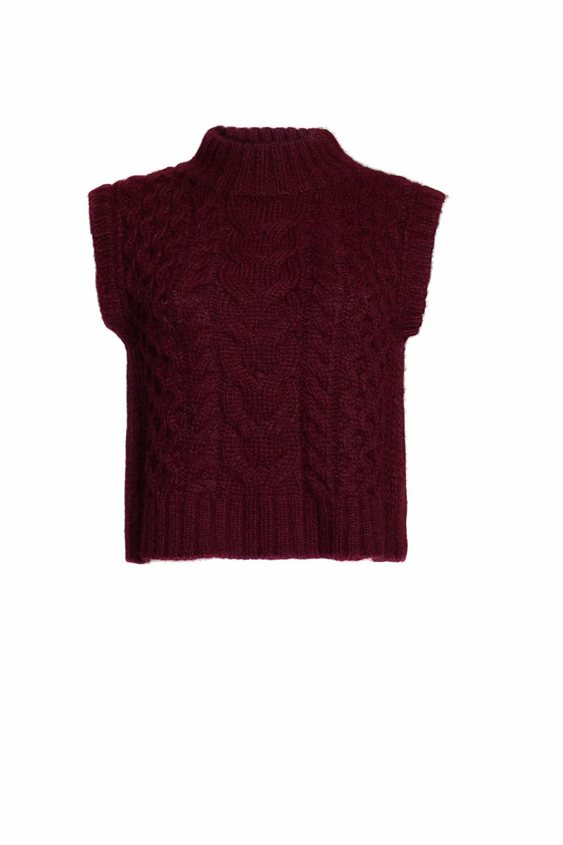 Ada Tank in Merlot