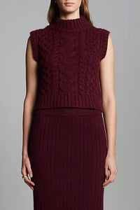 Ada Tank in Merlot