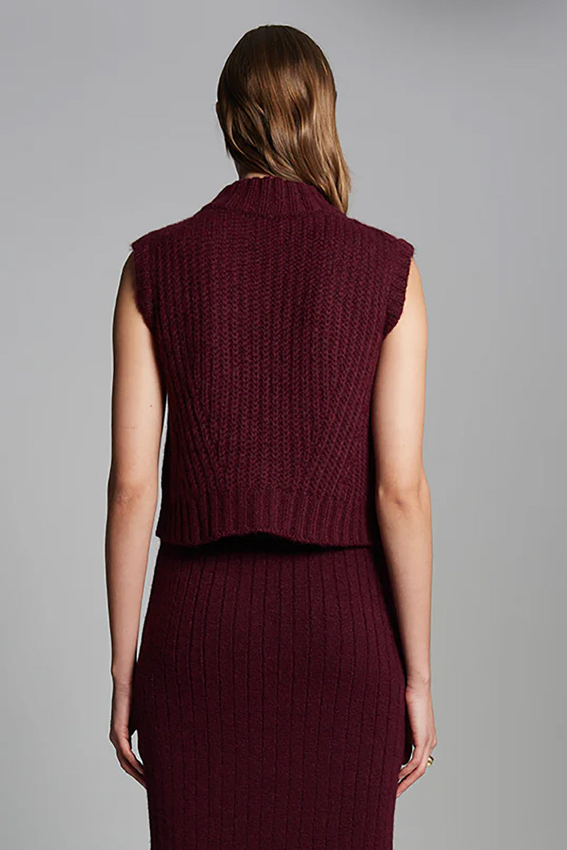 Ada Tank in Merlot
