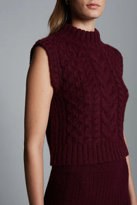 Ada Tank in Merlot