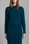 Amara Sweater in Regal Green