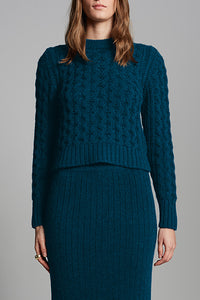 Amara Sweater in Regal Green