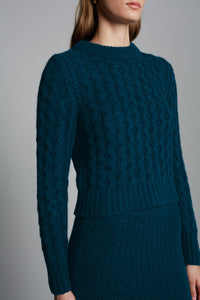 Amara Sweater in Regal Green